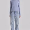 Abbie Bluebell Pullover aus Merinowolle und Kaschmir mit Rundhalsausschnitt Abbie Bluebell Pullover aus Merinowolle und Kaschmir mit Rundhalsausschnitt