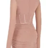 Adanna Blush Korsetts-Minikleid