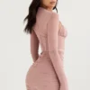 Adanna Blush Korsetts-Minikleid