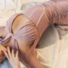 Adanna Blush Korsetts-Minikleid