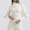 Adelita Pullover aus cremefarbener Kaschmirmischung Adelita Pullover aus cremefarbener Kaschmirmischung