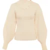 Adelita Pullover aus cremefarbener Kaschmirmischung Adelita Pullover aus cremefarbener Kaschmirmischung