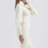 Adelita Pullover aus cremefarbener Kaschmirmischung Adelita Pullover aus cremefarbener Kaschmirmischung