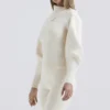 Adelita Pullover aus cremefarbener Kaschmirmischung Adelita Pullover aus cremefarbener Kaschmirmischung