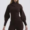 Adelita Pullover aus Kaschmirmischung in Schokoladenbraun Adelita Pullover aus Kaschmirmischung in Schokoladenbraun