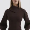 Adelita Pullover aus Kaschmirmischung in Schokoladenbraun Adelita Pullover aus Kaschmirmischung in Schokoladenbraun