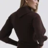 Adelita Pullover aus Kaschmirmischung in Schokoladenbraun Adelita Pullover aus Kaschmirmischung in Schokoladenbraun