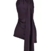 Aida Night Shade Asymmetrisches Wickelkleid Aida Night Shade Asymmetrisches Wickelkleid