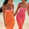 Aiza Flame Orange Maxikleid Aiza Flame Orange Maxikleid