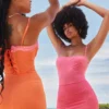 Aiza Flame Orange Maxikleid Aiza Flame Orange Maxikleid