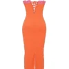 Aiza Flame Orange Maxikleid Aiza Flame Orange Maxikleid