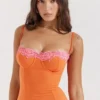 Aiza Flame Orange Maxikleid Aiza Flame Orange Maxikleid