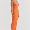 Aiza Flame Orange Maxikleid Aiza Flame Orange Maxikleid