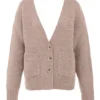 Alara Barley Chunky Strickjacke aus Naturwolle Alara Barley Chunky Strickjacke aus Naturwolle