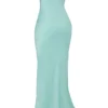 Alette Jade Satin-Maxikleid ohne Träger Alette Jade Satin-Maxikleid ohne Träger