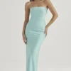 Alette Jade Satin-Maxikleid ohne Träger Alette Jade Satin-Maxikleid ohne Träger
