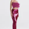 Alexis Hot Pink Pailletten-Maxirock Alexis Hot Pink Pailletten-Maxirock