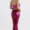 Alexis Hot Pink Pailletten-Maxirock Alexis Hot Pink Pailletten-Maxirock