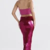Alexis Hot Pink Pailletten-Maxirock Alexis Hot Pink Pailletten-Maxirock