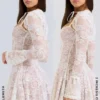 Alice Vintage-Minikleid aus cremefarbener Spitze Alice Vintage-Minikleid aus cremefarbener Spitze