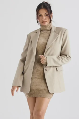 Aline Mink Oversize-Blazer