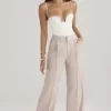 Alivia Beige Weite Hose Alivia Beige Weite Hose