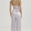 Alivia Graue Satin-Hose Alivia Graue Satin-Hose