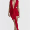 Aliza Cherry gerafftes Minikleid Aliza Cherry gerafftes Minikleid