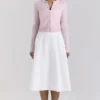 Alliana – Kurze Strickjacke aus Wolle in Rosa Alliana – Kurze Strickjacke aus Wolle in Rosa