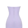 Alyssa Orchid Crepe Plunge Minikleid Alyssa Orchid Crepe Plunge Minikleid