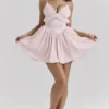 Amaris Ballerina Pink Baby-Kleider-Minikleid Amaris Ballerina Pink Baby-Kleider-Minikleid