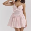 Amaris Ballerina Pink Baby-Kleider-Minikleid Amaris Ballerina Pink Baby-Kleider-Minikleid