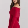 Amaryllis Holly Red Pullover aus Kaschmirmischung Amaryllis Holly Red Pullover aus Kaschmirmischung