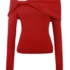Amaryllis Holly Red Pullover aus Kaschmirmischung Amaryllis Holly Red Pullover aus Kaschmirmischung