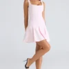 Amelie Ballerina Pink Stretch-Crêpe-Minikleid Amelie Ballerina Pink Stretch-Crêpe-Minikleid