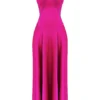 Anabella Fuchsia Maxikleid mit Schnürung Anabella Fuchsia Maxikleid mit Schnürung