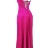 Anabella Fuchsia Maxikleid mit Schnürung Anabella Fuchsia Maxikleid mit Schnürung