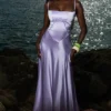 Anabella Orchid Lace Up Maxikleid Anabella Orchid Lace Up Maxikleid