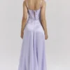 Anabella Orchid Lace Up Maxikleid Anabella Orchid Lace Up Maxikleid