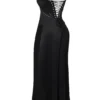 Anabella – Schwarzes Maxikleid mit Schnürung Anabella – Schwarzes Maxikleid mit Schnürung