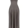 Anabella Smoke Lace Up Maxikleid Anabella Smoke Lace Up Maxikleid