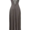 Anabella Smoke Lace Up Maxikleid Anabella Smoke Lace Up Maxikleid