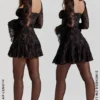 Analissa Schwarzes Spitzen-Korsetts-Kleid Analissa Schwarzes Spitzen-Korsetts-Kleid