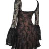 Analissa Schwarzes Spitzen-Korsetts-Kleid Analissa Schwarzes Spitzen-Korsetts-Kleid