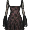 Analissa Schwarzes Spitzen-Korsetts-Kleid Analissa Schwarzes Spitzen-Korsetts-Kleid