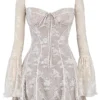 Analissa Vintage-Korsetts-Kleid aus cremefarbener Spitze Analissa Vintage-Korsetts-Kleid aus cremefarbener Spitze