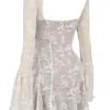 Analissa Vintage-Korsetts-Kleid aus cremefarbener Spitze Analissa Vintage-Korsetts-Kleid aus cremefarbener Spitze