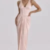 Angeline Blush Satin-Korsett-Maxikleid – Limited Edition Angeline Blush Satin-Korsett-Maxikleid – Limited Edition