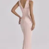 Angeline Blush Satin-Korsett-Maxikleid – Limited Edition Angeline Blush Satin-Korsett-Maxikleid – Limited Edition