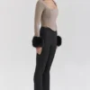 Antonia Braunes Korsetts-Oberteil mit Puppytooth-Muster Antonia Braunes Korsetts-Oberteil mit Puppytooth-Muster